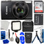 Canon Compact Digital Camera IXY 650 HS M (Black) 7280C001 - 12PC Accessory Kit Canon