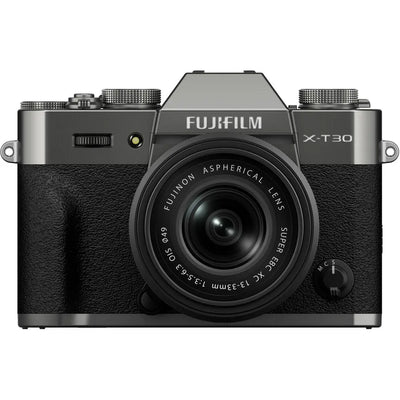 FUJIFILM X-T30 III Mirrorless Camera with 13-33mm Lens (Charcoal Silver) Bundle