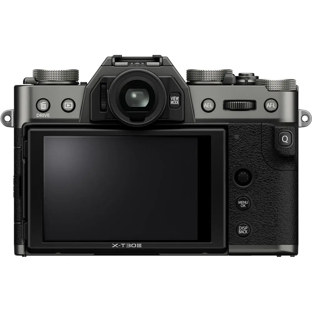 FUJIFILM X-T30 III Mirrorless Camera with 13-33mm Lens (Charcoal Silver) Bundle