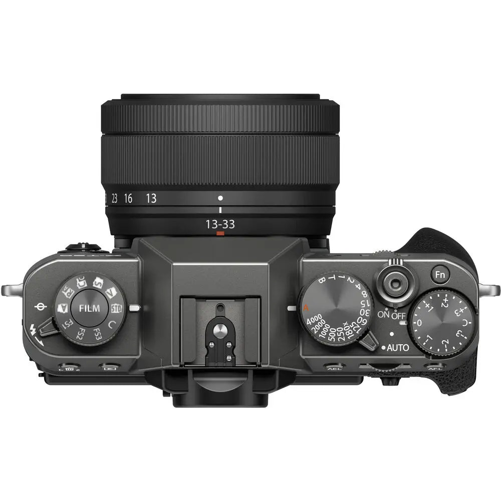 FUJIFILM X-T30 III Mirrorless Camera with 13-33mm Lens (Charcoal Silver) Bundle