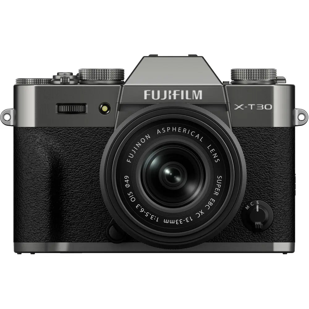 FUJIFILM X-T30 III Mirrorless Camera w/ 13-33mm Lens Charcoal Silver Filter Kit