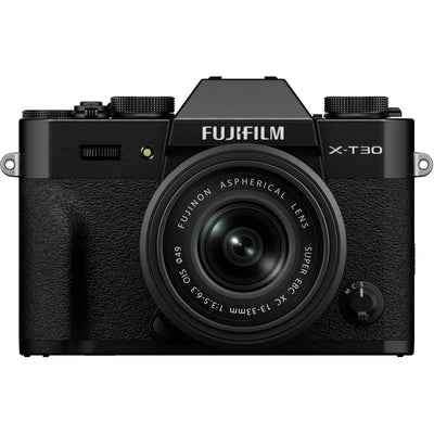 FUJIFILM X-T30 III Mirrorless Camera with 13-33mm Lens (Black) Filter Bundle