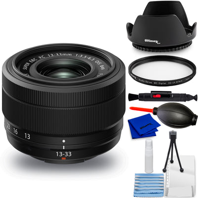 FUJIFILM XC 13-33mm f/3.5-6.3 OIS Lens 16960719 (White Box) - 7PC Accessory Kit