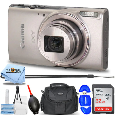 Canon Compact Digital Camera IXY 650 HS M (Silver) 7283C001 - 7PC Accessory Kit Canon