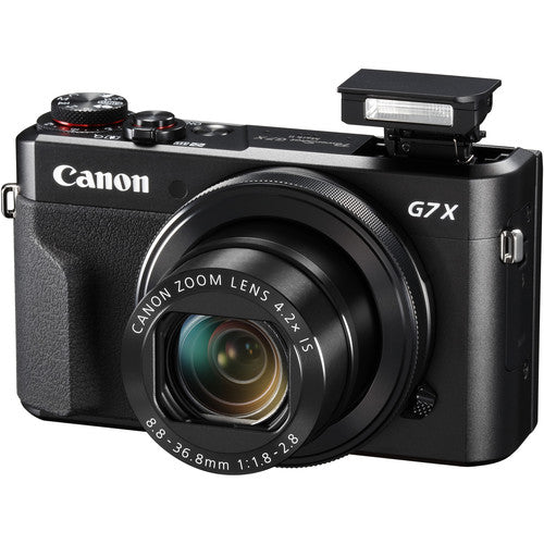 Canon PowerShot G7 X Mark II Digital Camera (Renewed) - 7PC Accessory Bundle