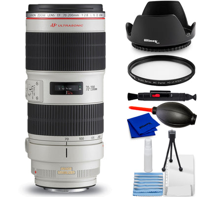 Canon EF 70-200mm f/2.8L IS II USM Lens 2751B002 - 7PC Accessory Bundle