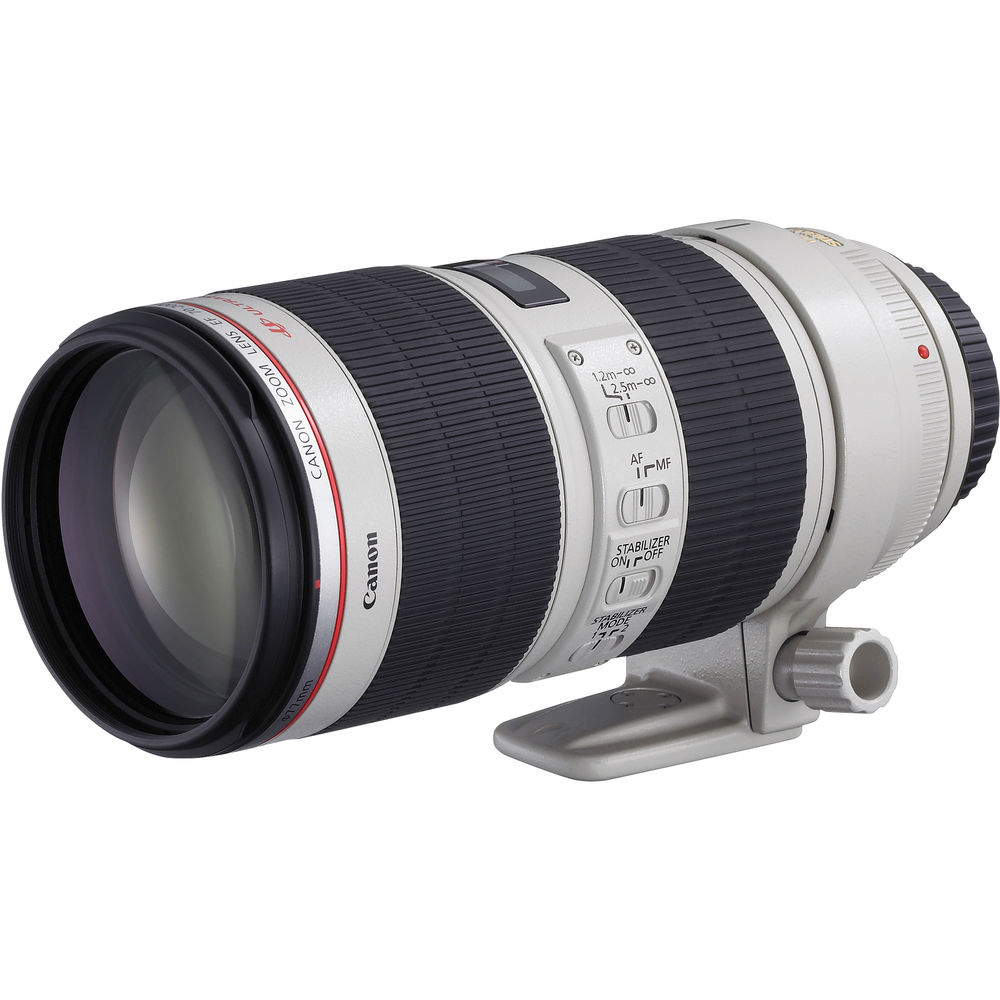Canon EF 70-200mm f/2.8L IS II USM Lens 2751B002 - 10PC Accessory Bundle