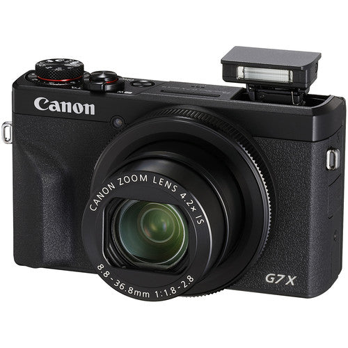 Canon PowerShot G7 X Mark III Digital Camera (Black Renewed) + Battery Bundle