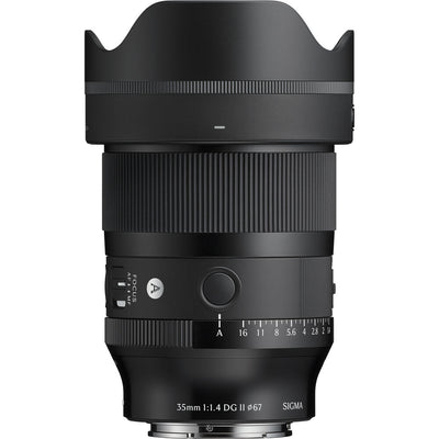 Sigma 35mm f/1.4 DG II Art Lens (Sony E) 304965 - 7PC Accessory Bundle
