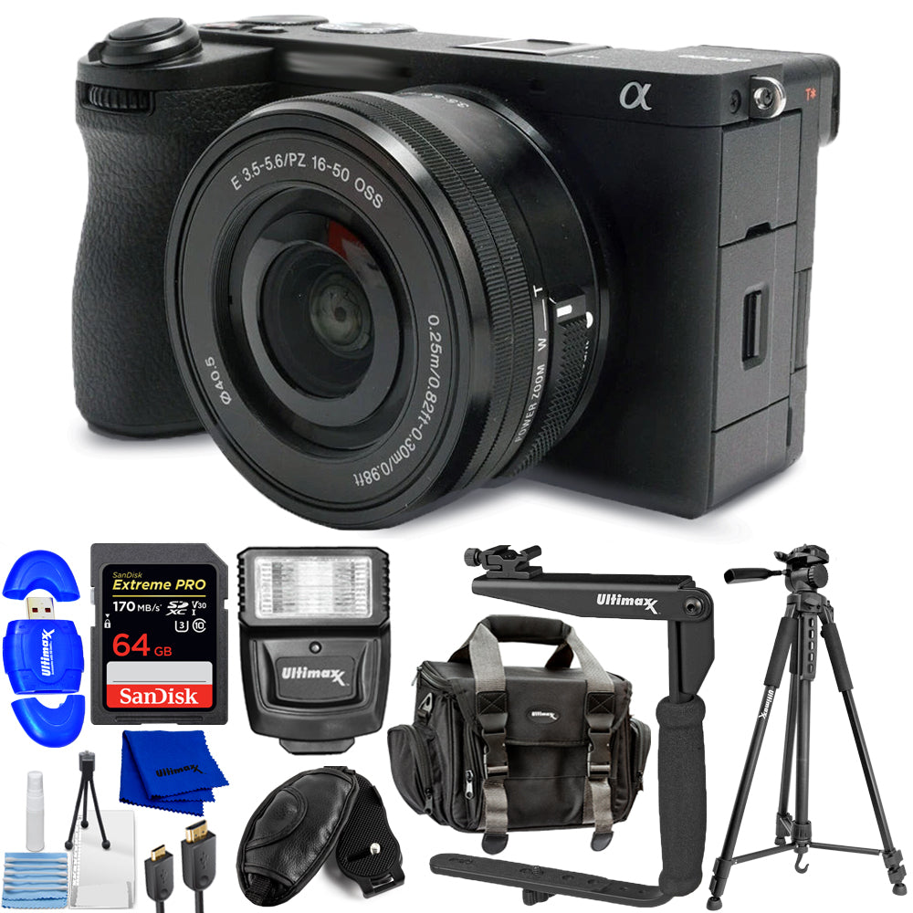 Appareil photo sans miroir Sony a6700 avec objectif 16-50 mm ILCE-6700L - Kit d'accessoires 10 pièces