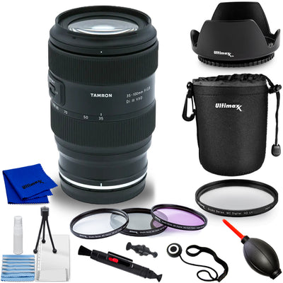 Tamron 35-100mm f/2.8 Di III VXD Lens (Sony E) AFA078S700 10PC Accessory Bundle