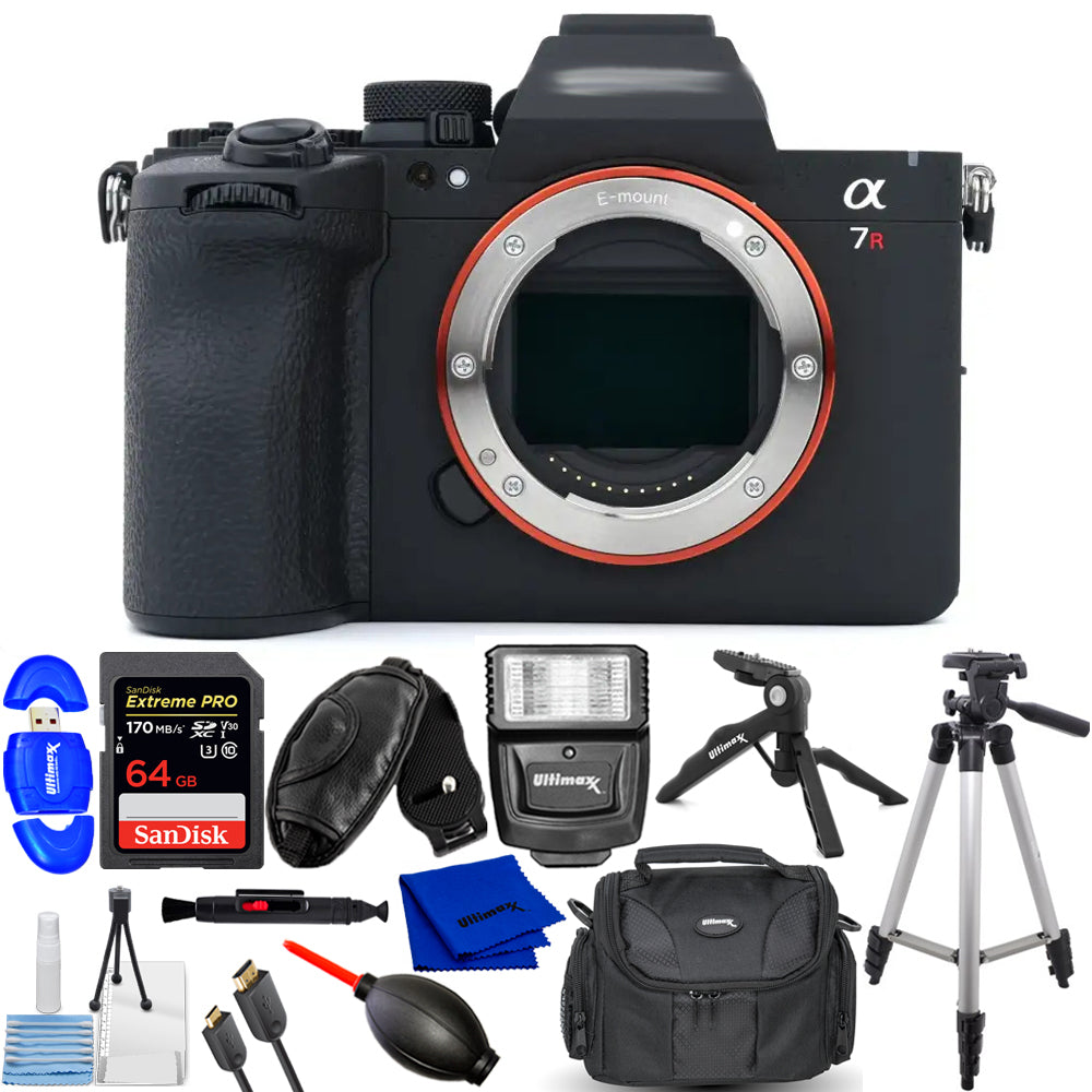 Sony a7R VI Mirrorless Camera ILCE-7RM6/B - 12PC Accessory Bundle