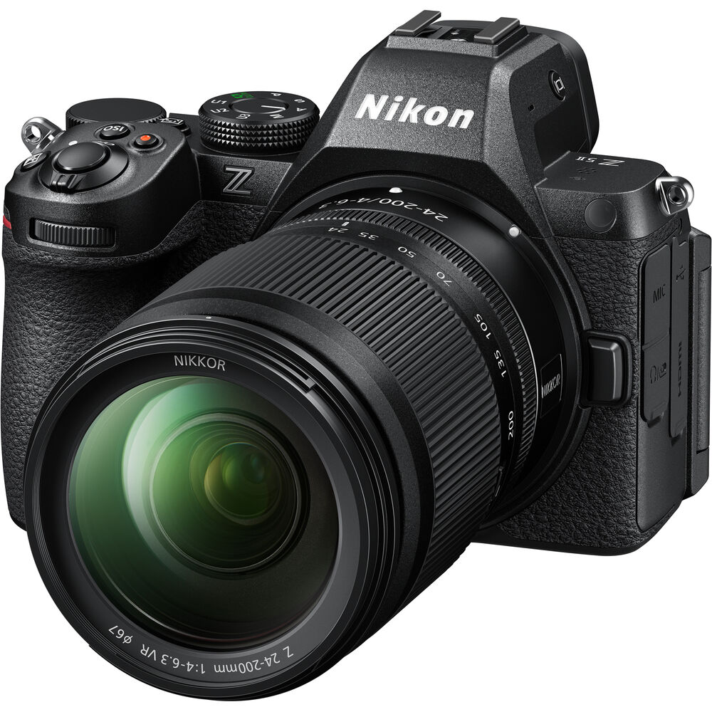 Nikon Z5 II Mirrorless Camera with 24-200mm f/4-6.3 VR Lens 1688 - 7PC Bundle