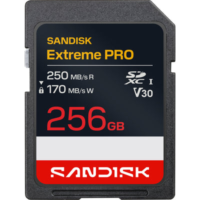 SANDISK 256GB Extreme PRO UHS-I SDXC Memory Card - SDSDXXJ-256G-GSCIN