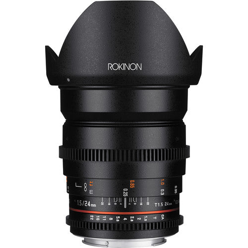Rokinon 24mm T1.5 Cine DS Lens for Nikon F Mount - DS24M-N  Brand New!! Rokinon