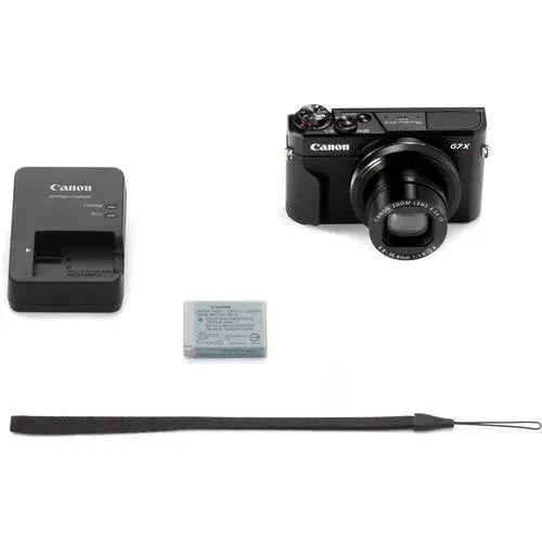Canon PowerShot G7 X Mark II (Black) Starter Bundle Canon