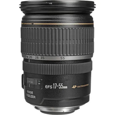 Canon EF-S 17-55mm f/2.8 IS USM Zoom Lens + Filter Kit + Lens Pouch Bundle Canon
