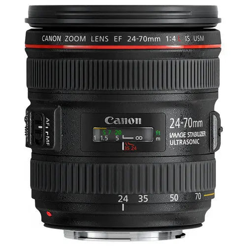 Canon EF 24-70 mm f/4.0L IS USM Objectif zoom standard – Lot d'accessoires 10 pièces