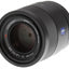 Objectif Sony Sonnar T* FE 55 mm f/1.8 ZA SEL55F18Z + filtre UV + objectif pare-soleil