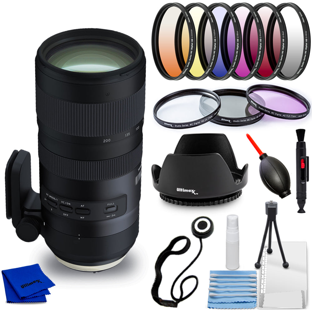 Tamron 50-400mm f/4.5-6.3 Di III VC VXD Lens for Sony E A067S - Accessory Bundle