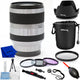 Sony Alpha SEL18200 E-Mount 18-200mm F3.5-6.3 OSS Lens (Silver) - 10PC Bundle Sony