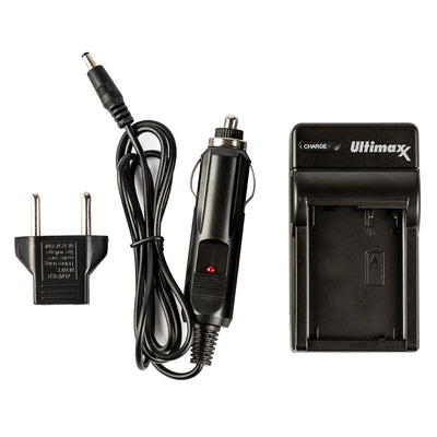 ULTIMAXX AC/DC Rapid Home & Travel Charger for NP-BX1 with Sony Cyber-Shot M8