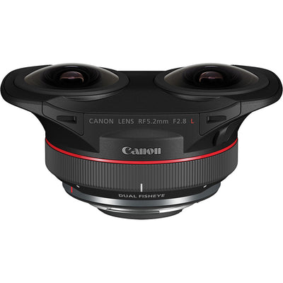 Canon RF 5.2mm f/2.8 L Dual Fisheye 3D VR Lens - 5554C002