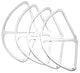 4PC Propeller Guards Protectors Shielding (White) for DJI Phantom 4 Models Ultimaxx