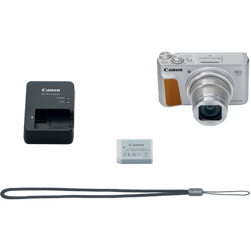 Appareil photo numérique Canon PowerShot SX740 HS (argent) 2956C001 - Ensemble d'accessoires 7 pièces