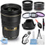 Nikon AF-S Nikkor 24-70mm f/2.8G ED Autofocus Lens (Black) 10PC Accessory Bundle