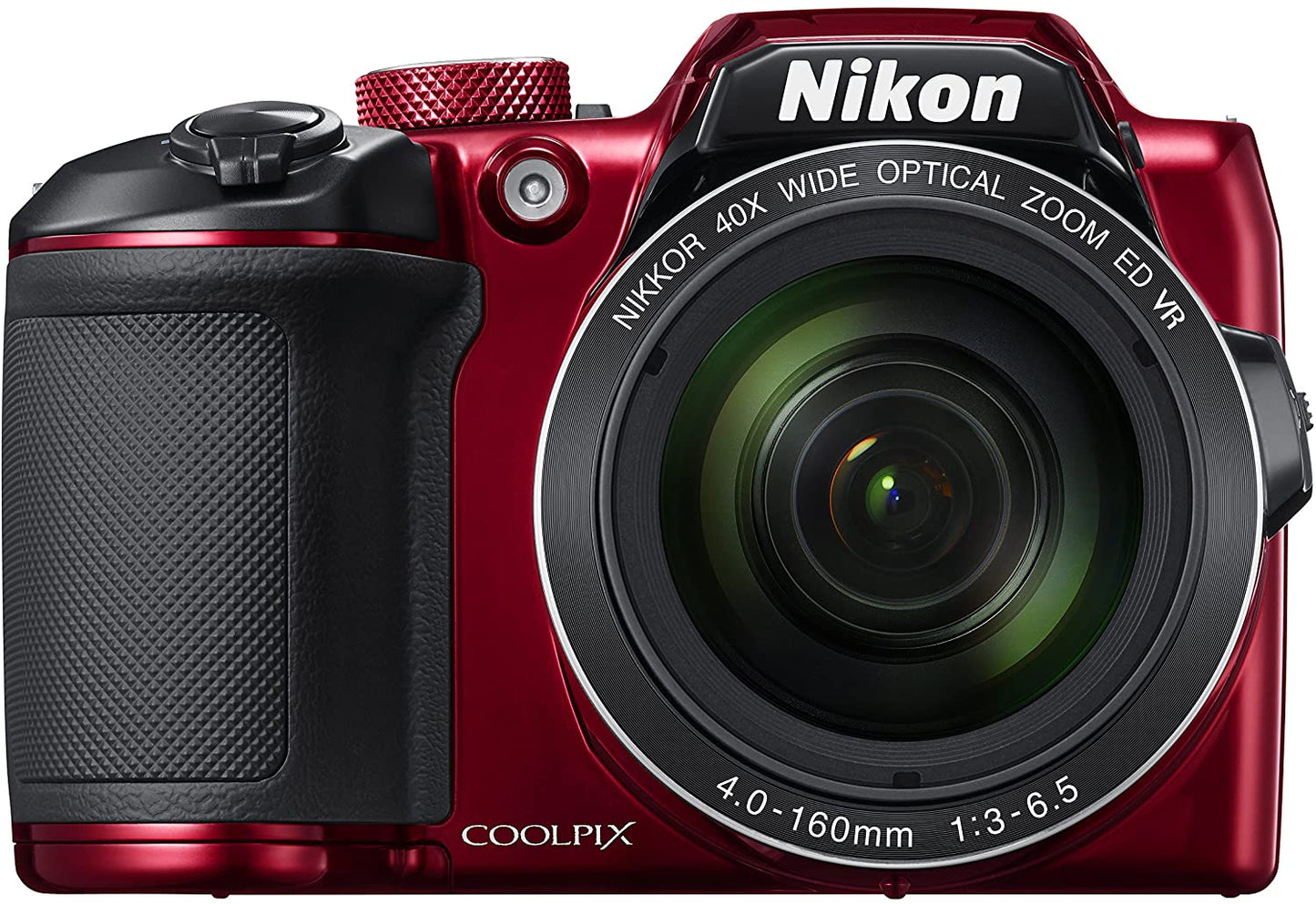 Nikon COOLPIX B500 Digital Camera (Red) 26508 - 7PC Accessory Bundle