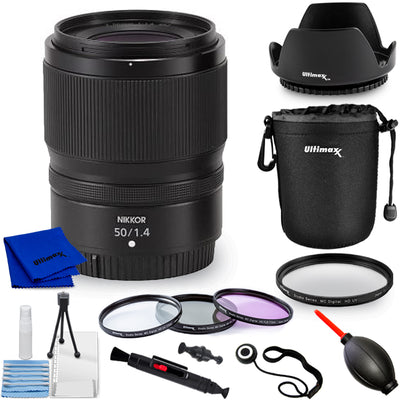 Nikon NIKKOR Z 50mm f/1.4 Lens (Nikon Z) 20128 - 10PC Accessory Bundle