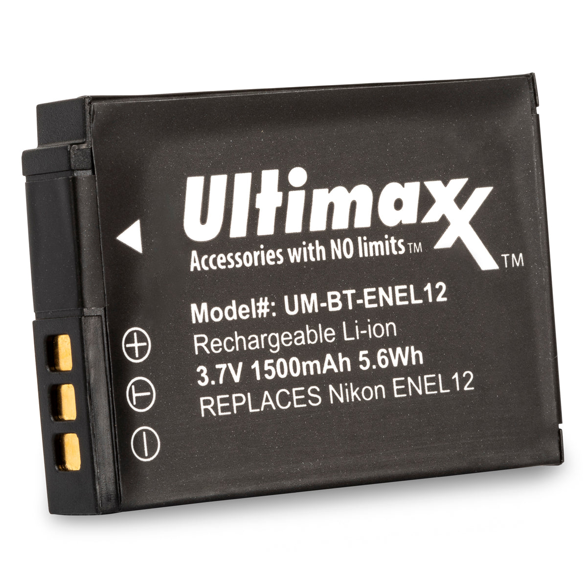1500mAh EN-EL12 Battery for Nikon COOLPIX A1000 B600 AW100 AW110 P300 S630 S800c Ultimaxx