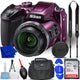 Nikon COOLPIX B500 Digital Camera (Purple) Bundle 1 Nikon