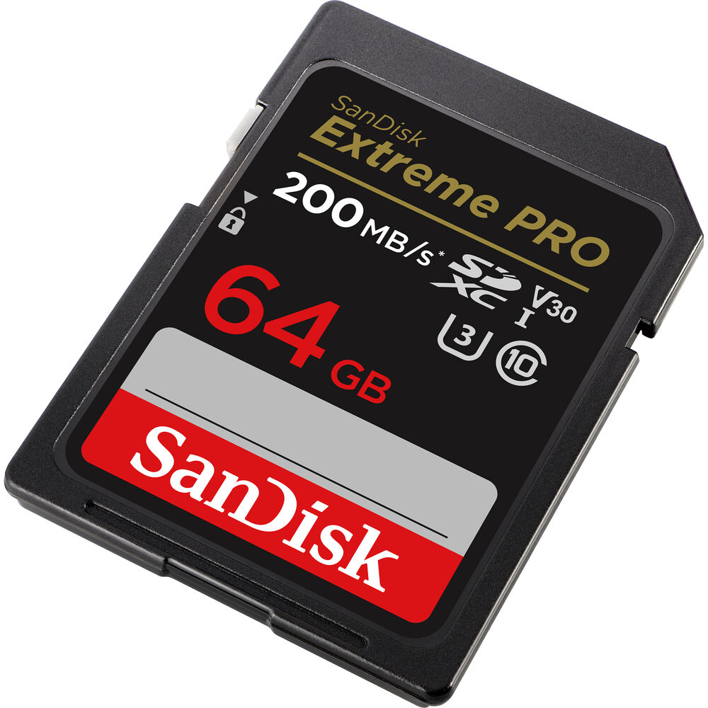 SanDisk 64GB Extreme PRO UHS-I SDXC Memory Card - SDSDXXU-064G-ANCIN