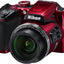 Nikon COOLPIX B500 Digital Camera (Red) - 15PC Accessory Bundle