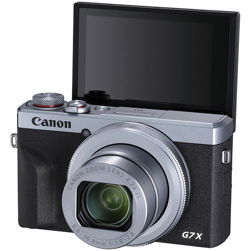 Canon PowerShot G7 X Mark III Digital Camera (Silver) + Sandisk Ultra 32GB Canon
