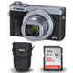 Canon PowerShot G7 X Mark III Digital Camera (Silver) + Sandisk Ultra 32GB SD and Case Canon
