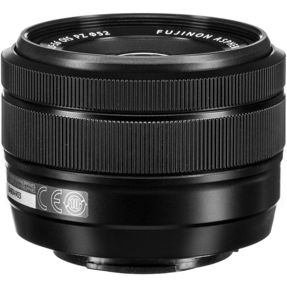 Objectif Fujifilm XC 15-45 mm f/3.5-5.6 OIS PZ (noir) – Ensemble de filtres UV, boîte blanche