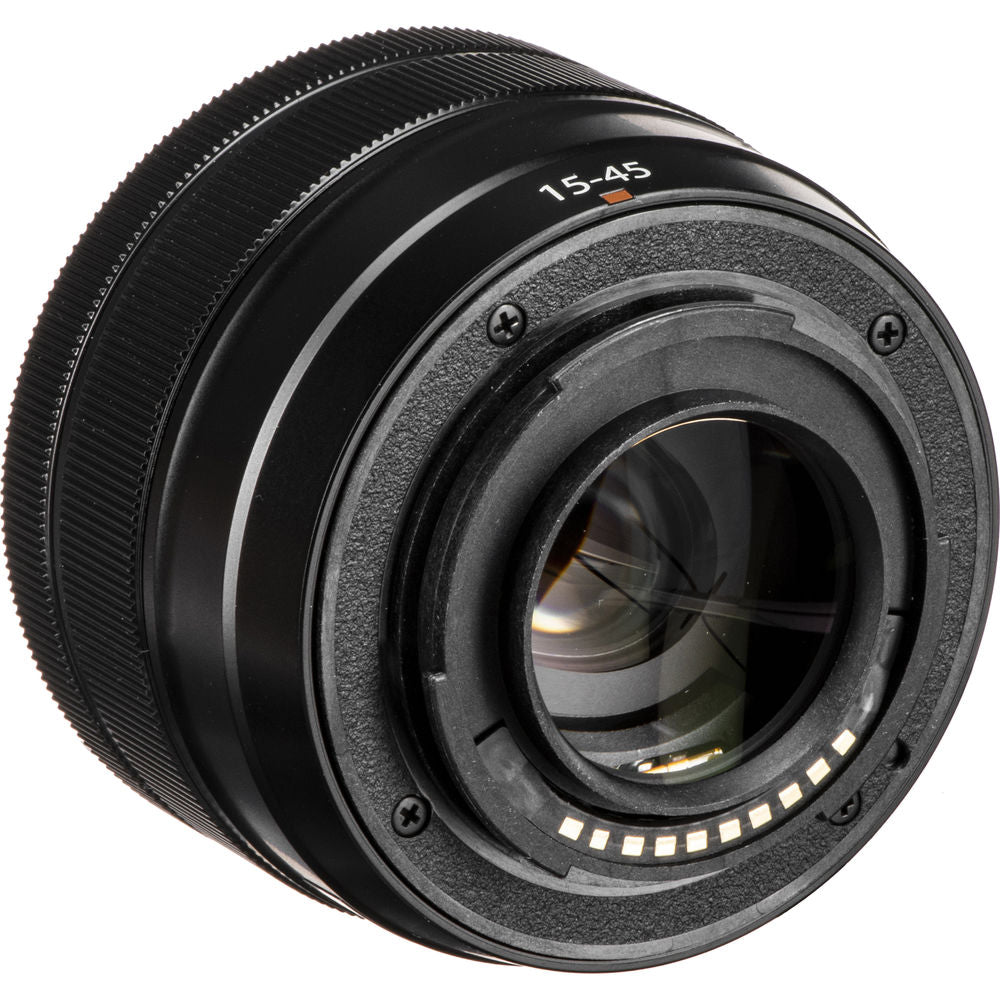 Objectif Fujifilm XC 15-45 mm f/3.5-5.6 OIS PZ (noir) – Ensemble de filtres UV, boîte blanche