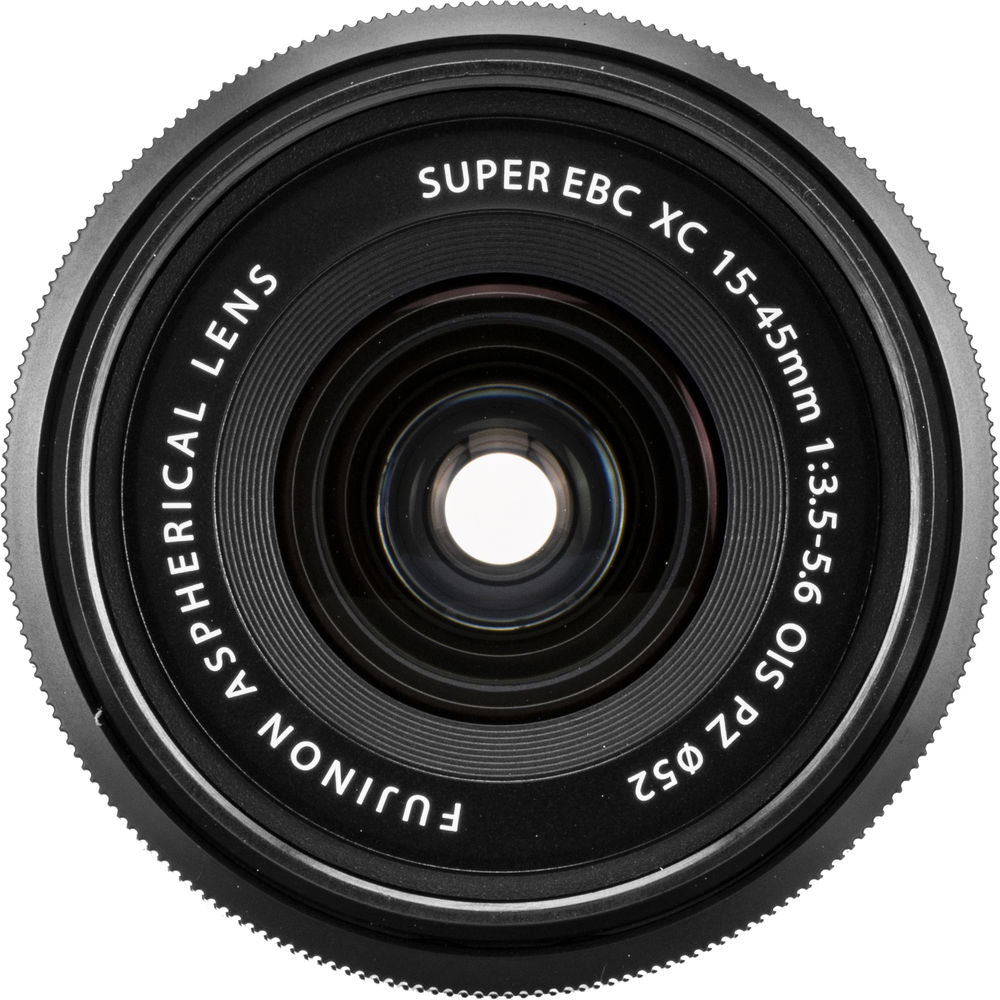 Objectif Fujifilm XC 15-45 mm f/3.5-5.6 OIS PZ (noir) – Ensemble de filtres UV, boîte blanche