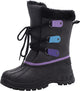 AQUAKIX Black Fur Snow Boots (J5) AQUAKIX