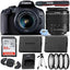 Canon EOS 2000D / Rebel T7 with EF-S 18-55mm III Lens + 64GB + EXT BATT Bundle Canon