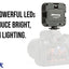 ULTIMAXX Professional Universal LED Video Light Kit with 2 Batteries and Bracket