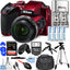 Nikon COOLPIX B500 Digital Camera (Red) - 15PC Accessory Bundle