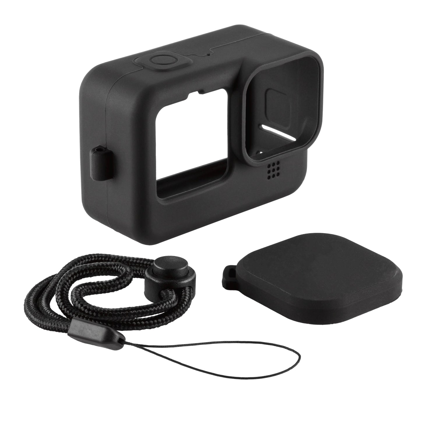 Protective Silicone Sleeve Rubber Case + Lanyard for GoPro Hero9 Hero10 Hero11 Ultimaxx