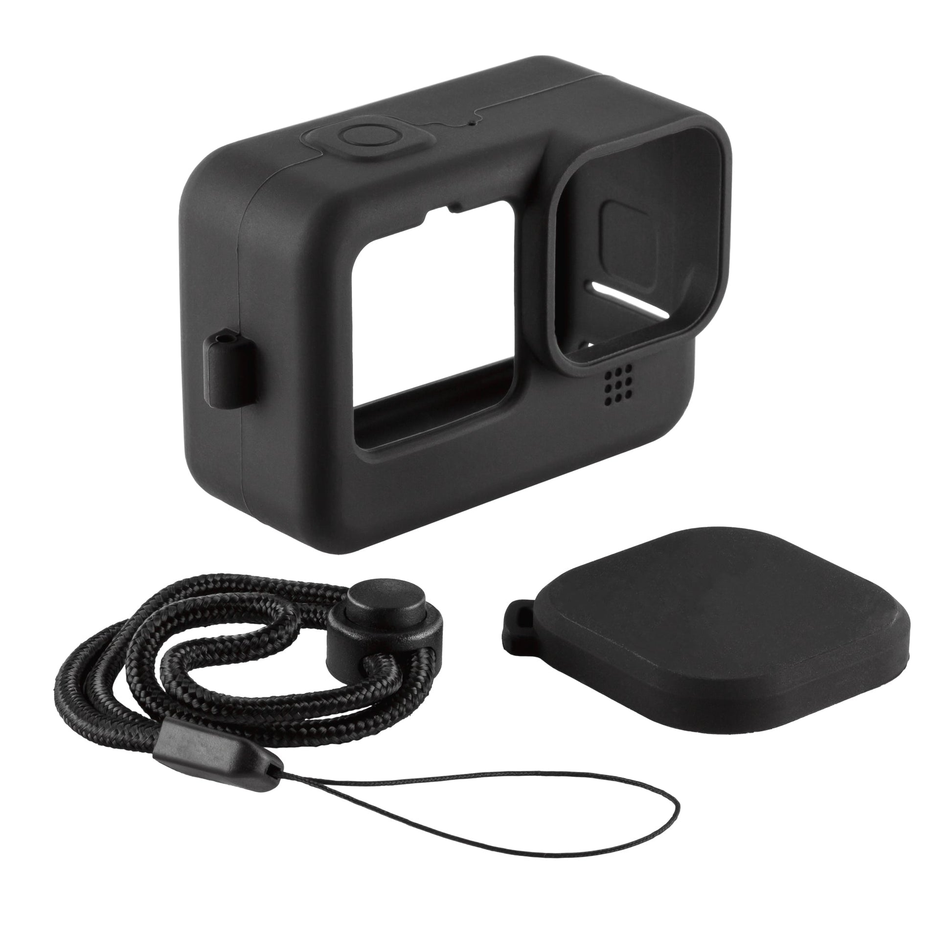 Protective Silicone Sleeve Rubber Case + Lanyard for GoPro Hero9 Hero10 Hero11 Ultimaxx