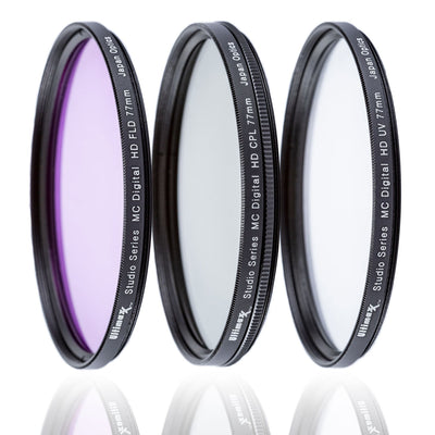ULTIMAXX 52mm 3-Piece Multi-Coated HD UV / CPL / FLD Filter Set 52mm Ultimaxx
