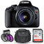 Canon EOS Rebel T7 with 18-55mm Bundle + Sandisk 32GB + Gadget Bag + Filter Kit