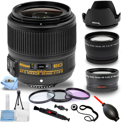 Nikon AF-S NIKKOR 35mm f/1.8G ED Lens Bundle 1